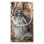 Rode De steel verwijderde van Verdubbelde Havik Klein Cadeauzakje (Achterkant)