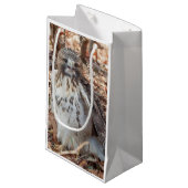 Rode De steel verwijderde van Verdubbelde Havik Klein Cadeauzakje (Voorkant Gekanteld)