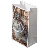 Rode De steel verwijderde van Verdubbelde Havik Klein Cadeauzakje (Achterkant Gekanteld)