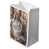 Rode De steel verwijderde van Verdubbelde Havik Medium Cadeauzakje (Achterkant Gekanteld)