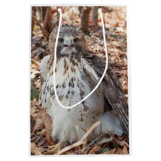 Rode De steel verwijderde van Verdubbelde Havik Medium Cadeauzakje (Voorkant)