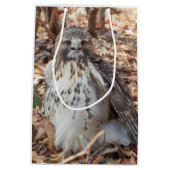 Rode De steel verwijderde van Verdubbelde Havik Medium Cadeauzakje (Achterkant)