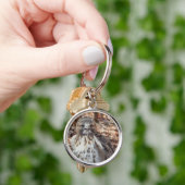 Rode De steel verwijderde van Verdubbelde Havik Sleutelhanger (Hand)