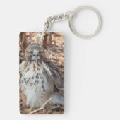 Rode De steel verwijderde van Verdubbelde Havik Sleutelhanger (achterkant)