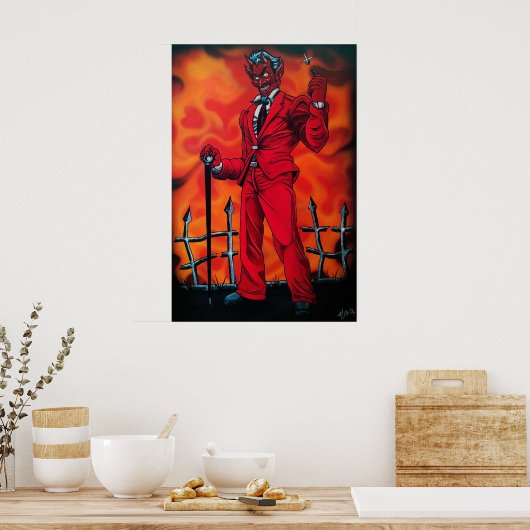 Rode dealer poster (Keuken)