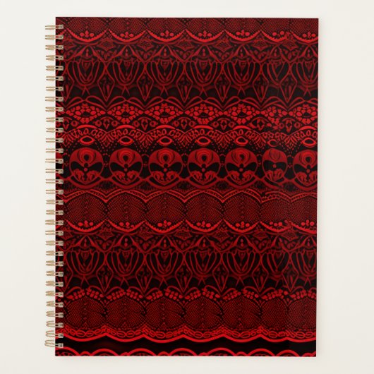 Rode Deco Kant Planner (Voorkant)