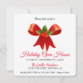 Rode decoratie voor de kerstboom Kerstkaart (Voorkant)