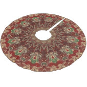 Rode decoratieve boomkleed kerstboom rok (Gekanteld)
