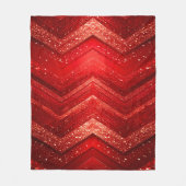 Rode decoratieve fleece deken (Voorkant)