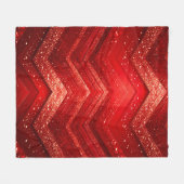Rode decoratieve fleece deken (Voorkant (Horizontaal))
