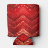 Rode Decoratieve Glitter Koelbox Blikjeskoeler (Achterkant)