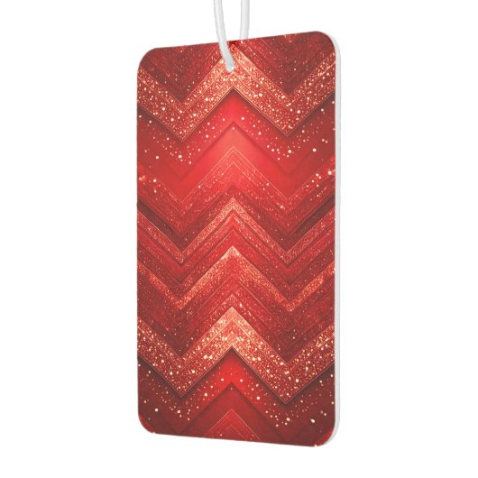 Rode Decoratieve Glitter Luchtverfrisser (Links)