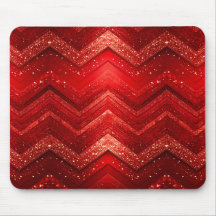 Rode Decoratieve Glitter Mousepad