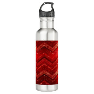 Rode Decoratieve Glitter Waterfles