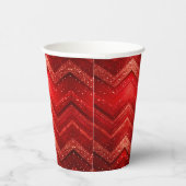 Rode Decoratieve Kerst Vakantie Papier Cups Papieren Bekers (Rechts)
