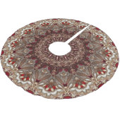 Rode decoratieve kerstboomrok kerstboom rok (Gekanteld)