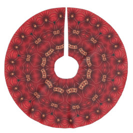 Rode decoratieve kerstvakantie boomkleed kerstboom rok
