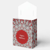 Rode Decoratieve Kerstvakantie Cadeaubox Bedankdoosjes (Geopend)