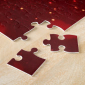 Rode decoratieve legpuzzel (Zijkant)