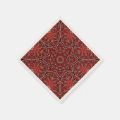 Rode decoratieve servetten (Hoek)