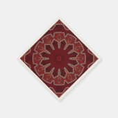 Rode decoratieve servetten (Hoek)