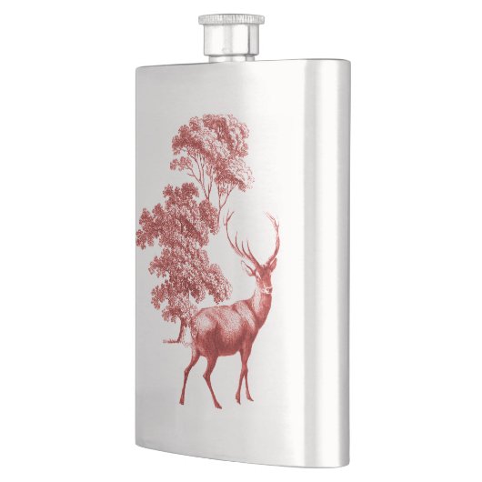  Rode Deer in het bos Flacon (Links)