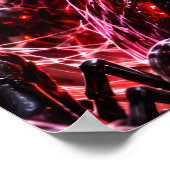 Rode Demoness Gothic Fantasy Poster (Hoek)