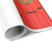 Rode deur cadeaupapier (Rol Hoek)