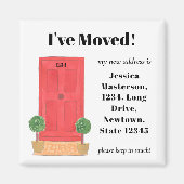 Rode deur die ik heb bewogen magneet (Voorkant)