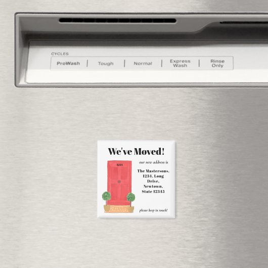 Rode deur hebben we Magnet verplaatst (Insitu (Vaatwasser))