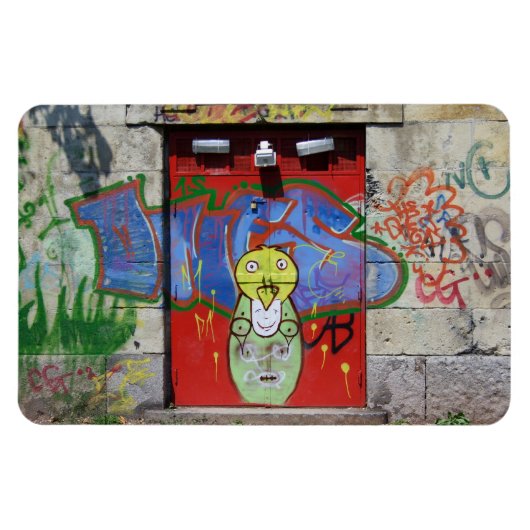 Rode deur magneet (Horizontaal)