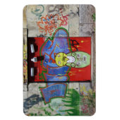 Rode deur magneet (Verticaal)