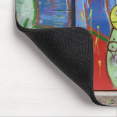 Rode deur muismat (Hoek)