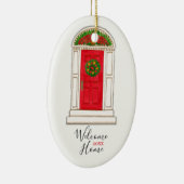 Rode deur - Nieuw startpunt Keramisch Ornament (Rechts)