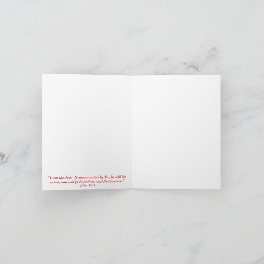 Rode deur op de Inspirerend kaart van de Stekelker (Binnen)