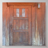 Rode deur poster (Voorkant)