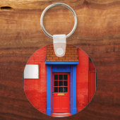 Rode deur sleutelhanger (Voorkant)