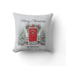  rode deur voor prettige kerstfeestdag