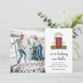 Rode deur | Vrijdag Foto Moving Announge Aankondiging (Staand voorkant)