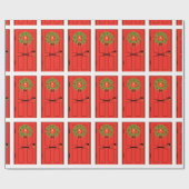 Rode deuropslagpapier cadeaupapier (Vlak)