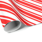 Rode diagonale snoeprietstrips cadeaupapier (Rol Hoek)