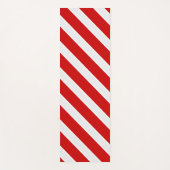 Rode diagonale strepen yogamat (Voorkant)
