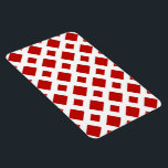 Rode diamanten op wit magneet<br><div class="desc">Een vet,  geometrisch patroon van grote en kleine rode diamanten op een witte achtergrond. Het wit vormt een rooster dat de diamantvormen scheidt. Digitaal gemaakt 9000 x 6000 pixels afbeelding. Copyright ©2013 Claire E. Skinner,  Alle rechten voorbehouden.</div>