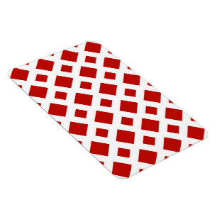 Rode diamanten op wit magneet