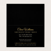 Rode Diamanten Ster Godin Tempel Tarot Visitekaartje (Binnenkant ongevouwen)