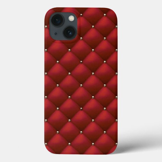 Rode diamantsteek Hoesje-Mate iPhone Case (Achterkant)