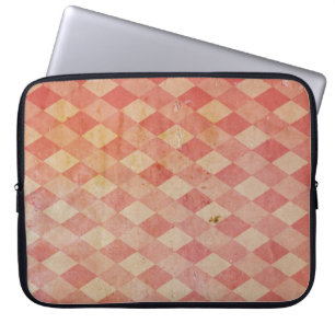 Rode Diamond Grunge Laptophoes Laptop Sleeve