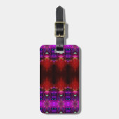 Rode Dianthus X GL Ikat 6 Bagagelabel (Voorkant verticaal)