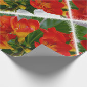 Rode diepte cadeaupapier (Hoek)