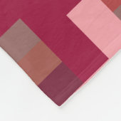 Rode digitale camouflage fleece deken (Hoek)